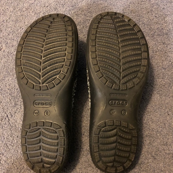 Gray Leopard Crocs - Picture 3 of 3